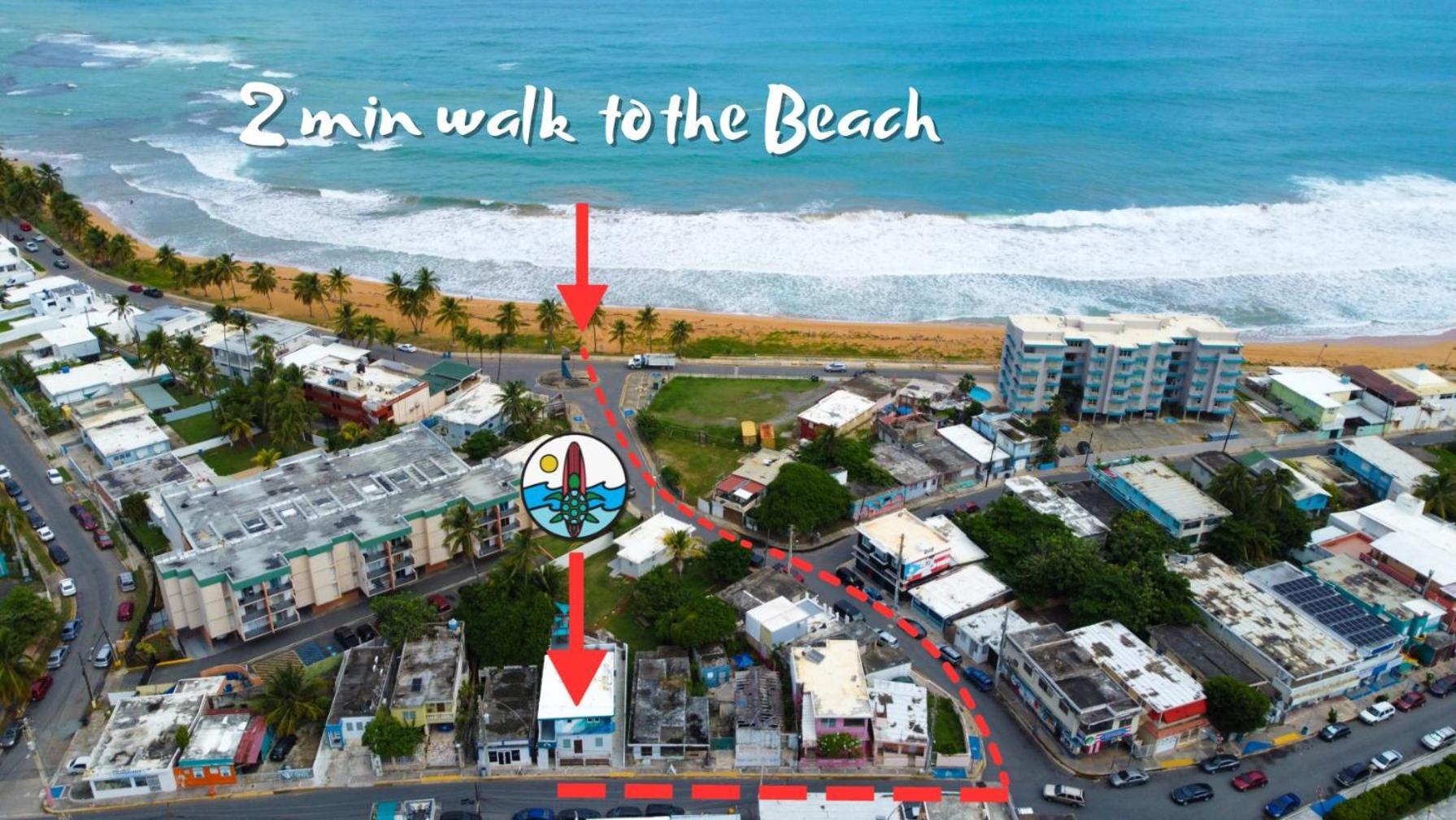 The Surfing Turtle Hotel Luquillo Exterior foto